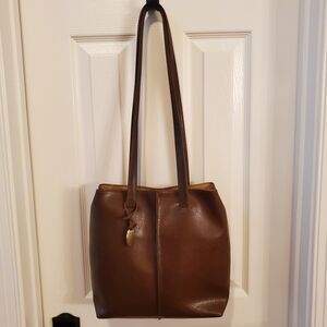 Crazy Horse Liz Claiborne Cowhide Leather Shoulder Bag